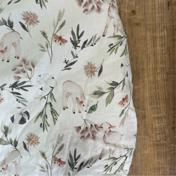 Pit et Loo White Floral with LBS Lambs Sleep Sack Size 0-6 - Picture 3 of 4